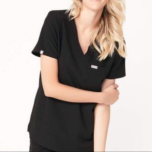 Figs Scrubs Black Set